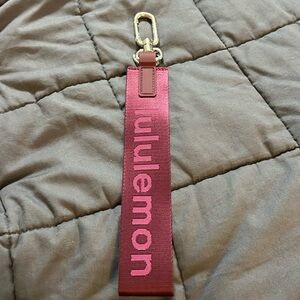 Lululemon Never lost keychain like new